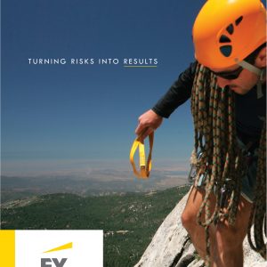 Front cover design for ernst & young newsletter